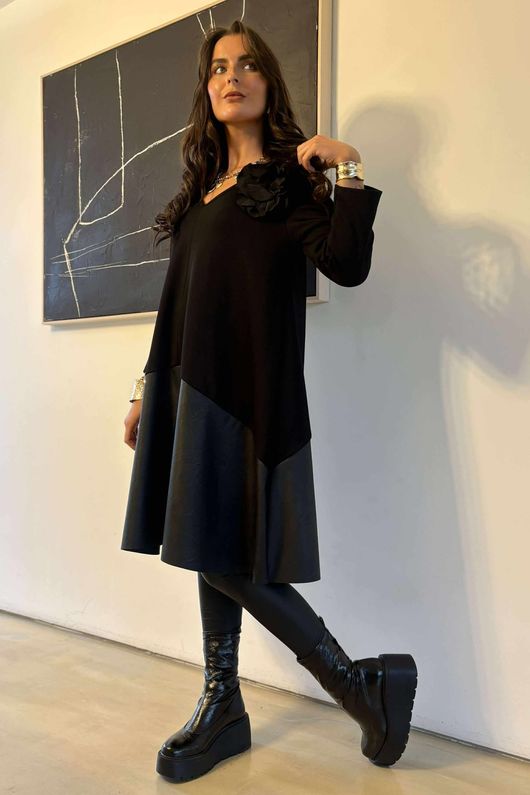 Oscar Clemmie Dress Black